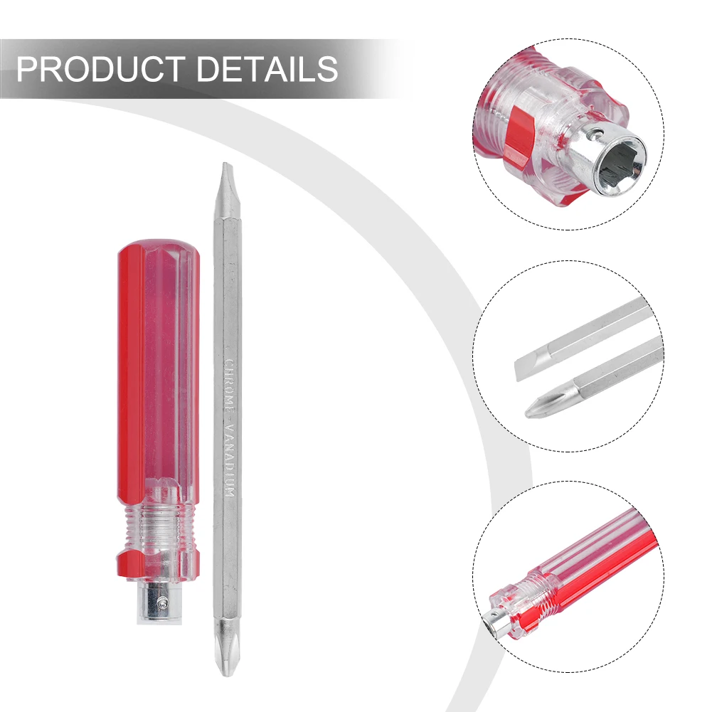 1PC 2 Sides Double Head Slotted Cross Screwdrivers Remover Repair Hand Tool Workshop Equipment Hand Part Tools