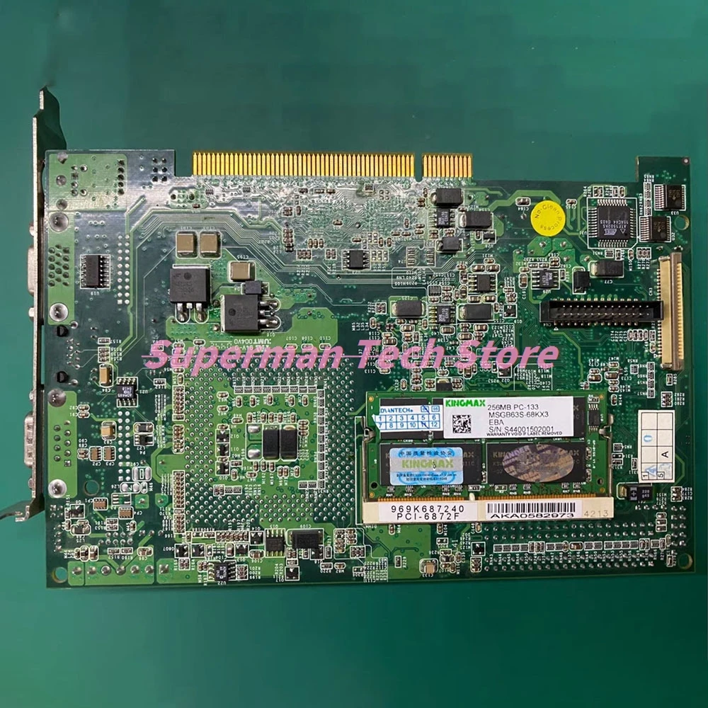 PCI-6872F Half-length Industrial Motherboard 190K687215 With Network Port PCI-6872 REV.A1