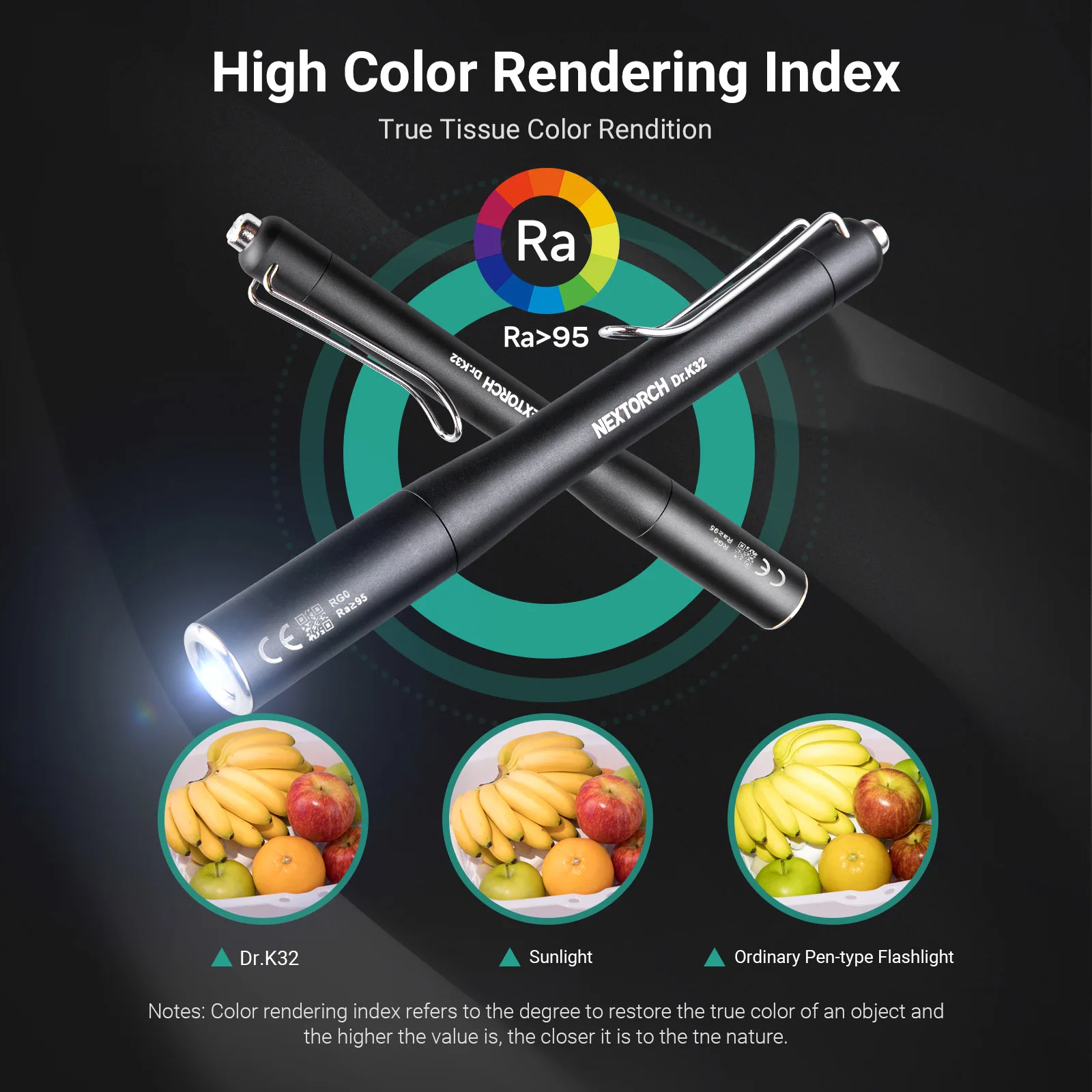 NEXTORCH Dr. K32 – Linterna médica recargable doble haz LED segura ojos - imagen 3