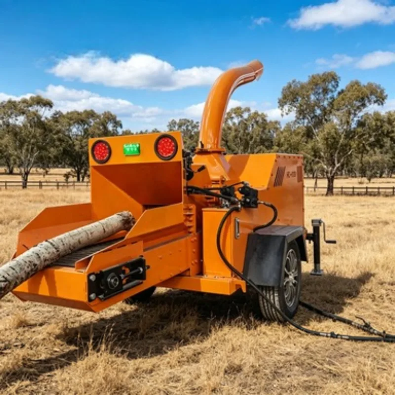 

High Capacity Wood Chipper For Garden Branch Straw Crushing