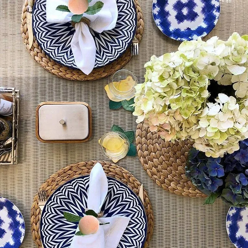 Simulação Peach Plant Guardanapo Anel, Fivela De Refeição De Frutas, Hotel Modelo Quarto, Mesa De Jantar, Decoração Do Casamento