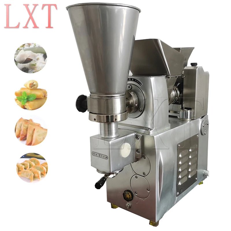 JGT-60 Dumpling Making Machine Samosa Maker Gyoza Spring Roll Filling Machine Chinese Meat Ravioli For Restaurant