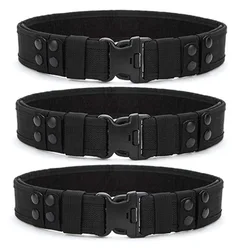 Tactical Men Belt Outdoor Hunting Sports Camping Belt Airsoft Waistband Army Style Combat Belt Quick Release with Belt Clips