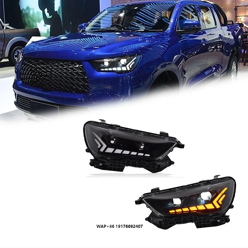 

FT Car Lights for Great Wall POER Headlights 2019-2022 POER LED Projetor Headlamp Daytime Running Light Automotive Accessories