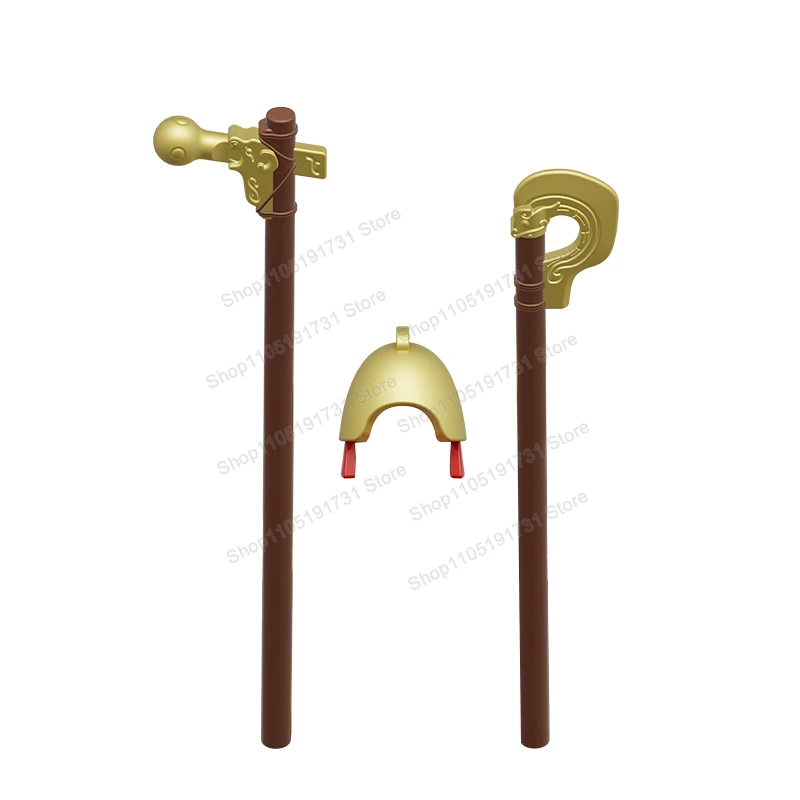 XP718 고대 시대 세트 민사 공무원 Nvshi Lvzhang 미니 액션 피규어 모델 액세서리 블록 어린이 장난감 선물