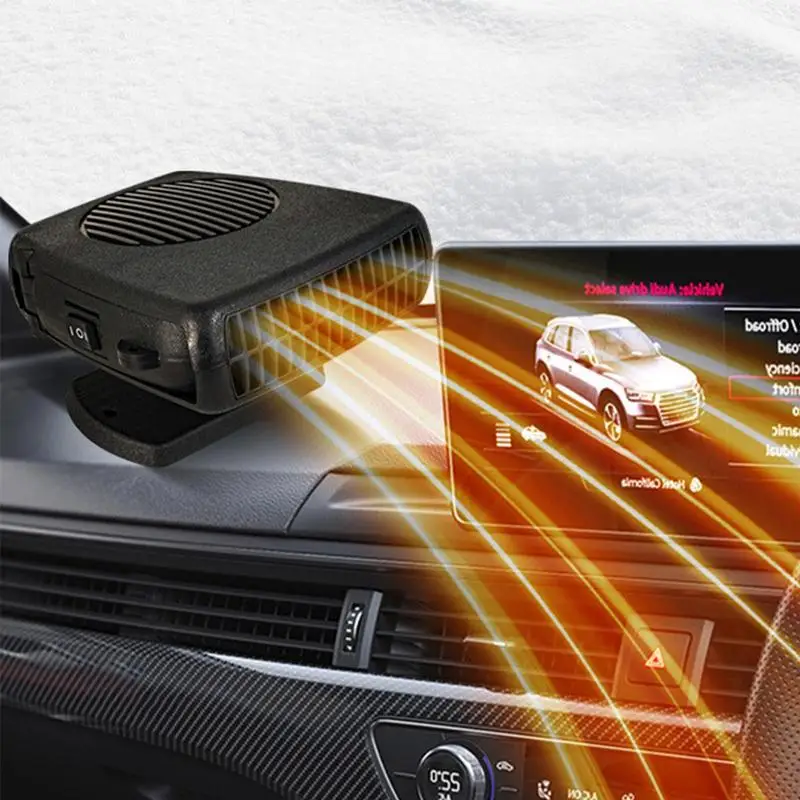 

Portable Heater For Car Rotatable Car Defroster Windshield Heater Car Air Heater Fast Heating Windshield Heater Car Plug In