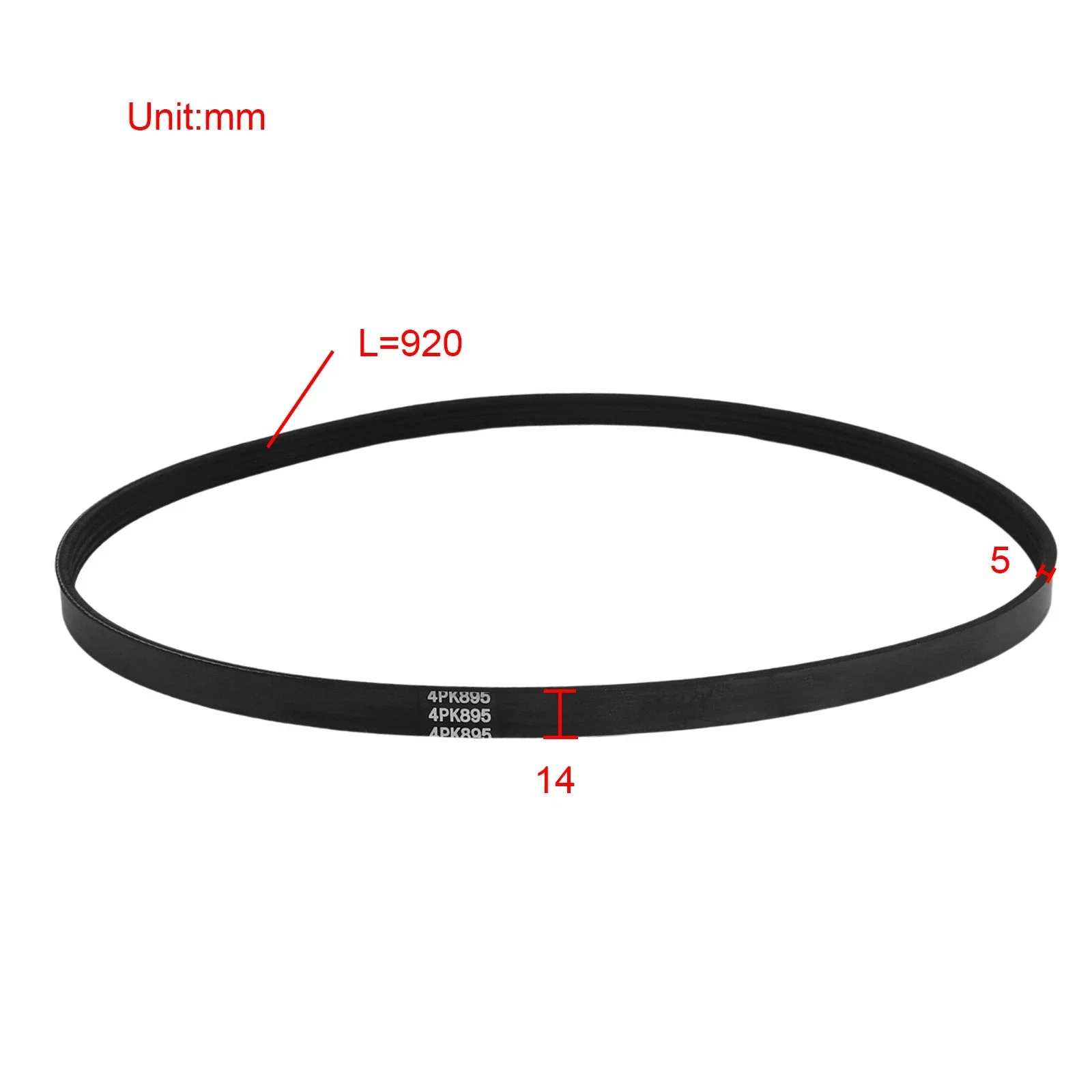 Alternator Air Conditioning and Power Steering Drive Belt Kit for 1997-2001 Honda CR-V CRV Replacement 4PK820 4PK845 4PK895 EPDM