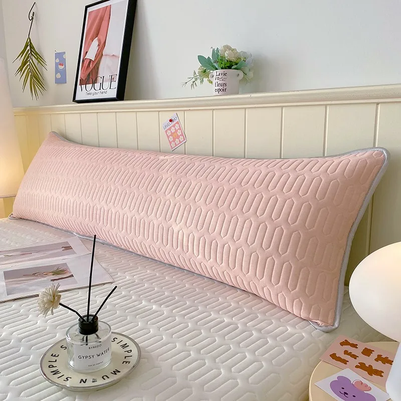 

Подушка из латекса и ледяного шелка для пар, 80 см в ширину, 5 м в длину, прямоугольная, с наполнителем из полиэфирного волокна, чехол из полиэстера.