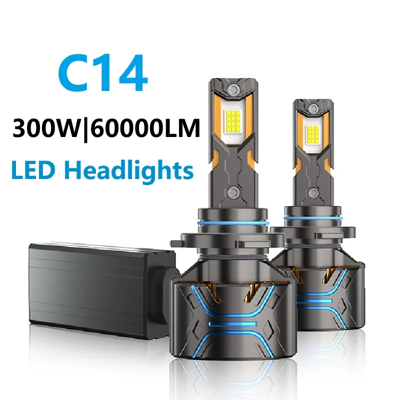 

H7 Led Headlight 60000LM 300W LED Canbus H4 H11 H8 H9 9005 HB3 9006 HB4 9012 Car Lights Bulbs 6500K White H1 H3 Auto Headlamp