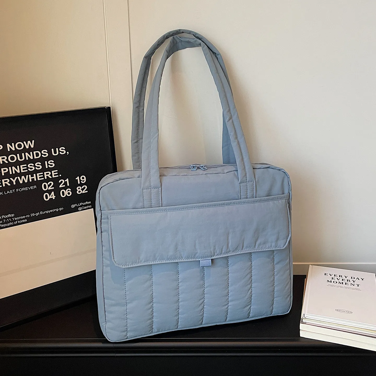 Lightweight Laptop Tote Bag for Women, 2026 New Versatile Large Capacity Commuter Briefcase, Multi-Pocket Tablet Protective Hand