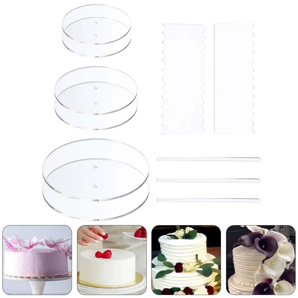 Pastry Decor Cake Making Scraper Kitchen Baking Supplies Acrylic Accessories Accessory