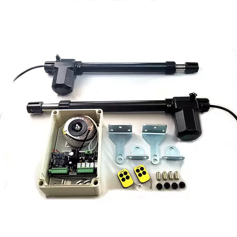 Swing Door Motor, Straight-arm Remote Control Door Machine, Solar Battery, and Home H1N1 Flu Dual Power Supply for 3-meter Doors