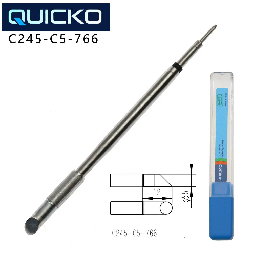 QUICKO C245 Lötspitzen 939/KU/SKU/C5/966/908/BCM3 Universeller T245 Griff für Lötstation Handy-Reparaturwerkzeuge
