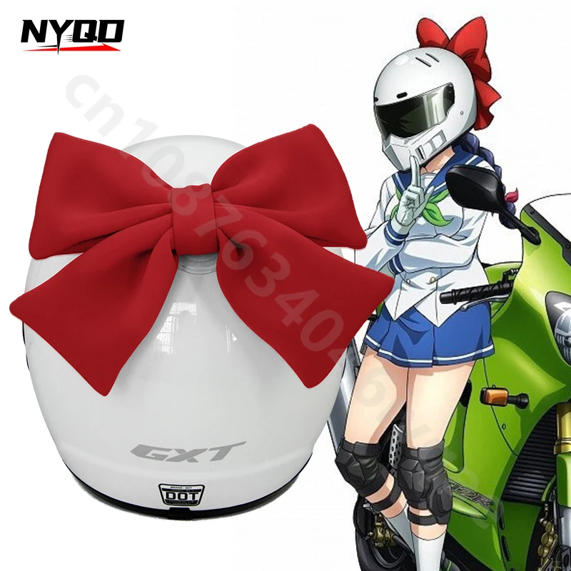 

Motorcycle Helmet Decoration Bow Tie Motorbike Helmets Cute Butterfly Knot Decorate Moto Modeling Accessory