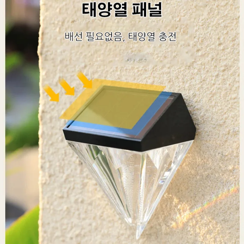 Neues Design Solar zaun Lampe