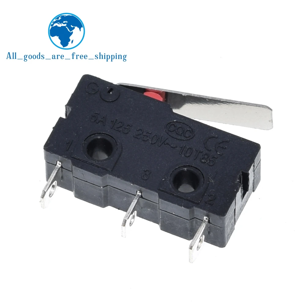 10PCS Tact Switch on off KW11-3Z 5A 250V Microswitch 3PIN Buckle New