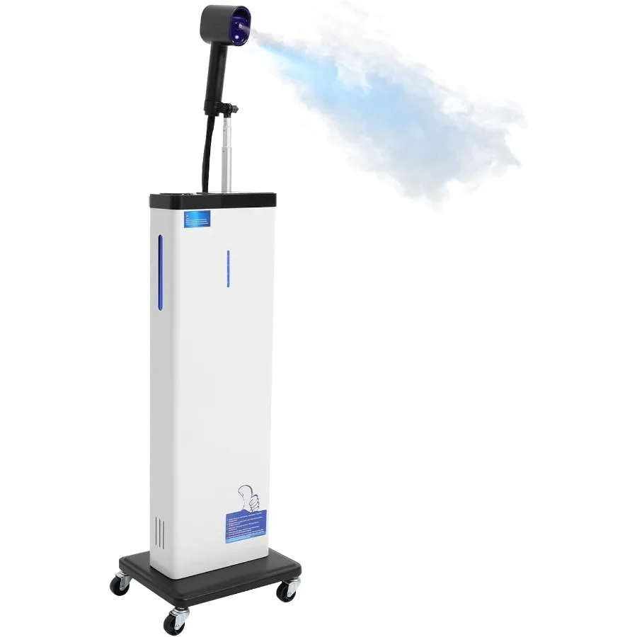 

1300W Nano Hair Steamer Standing Micro Mist Anion Hair Color Processor for Hair Dyeing Repair Professional Salon Spa Equipment