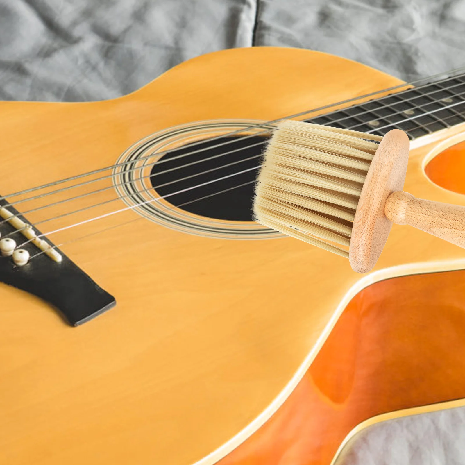 

2pcs Guzheng Cleaning Brush Dense Bristles For String Instrument Cleaners Dust Removal Ergonomic Handle Musical Instrument