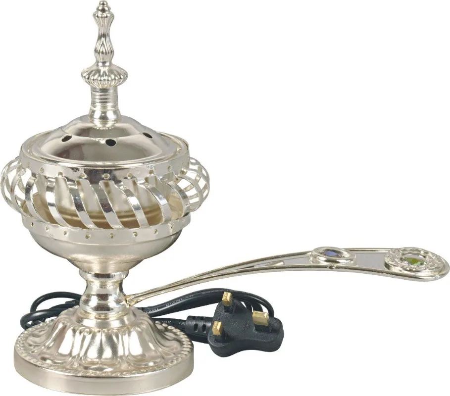 Middle Eastern Electric Incense Burner Arabic Bakhoor Burner Electronic for Home Office Ramadan Decoration