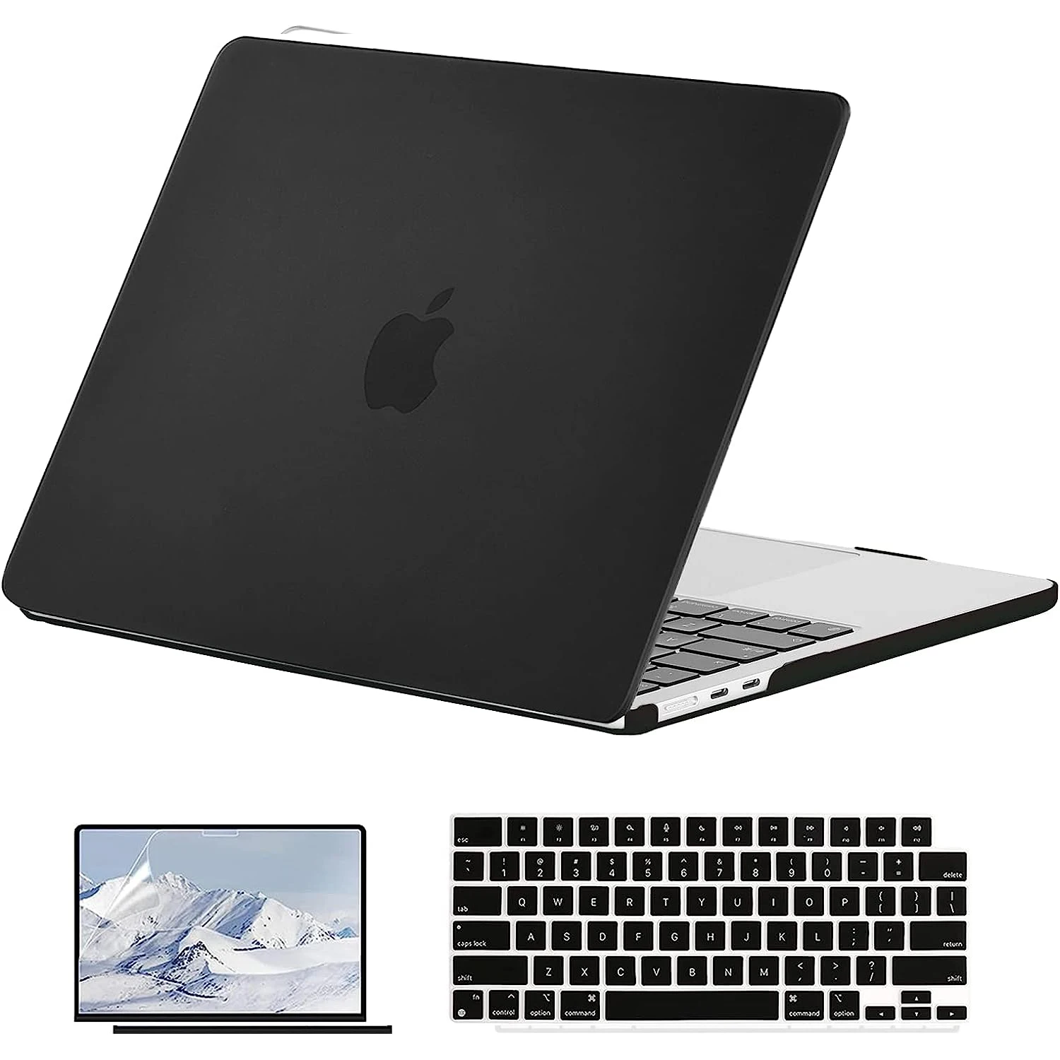 EGYAL for Macbook Air 15 M4 A3241 Case for Air 13.6 2025 A3240 Ultra thin Transparent Hard Shell with Gift