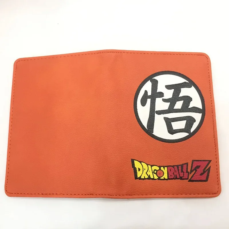 Dragon Ball Goku Passport Cover PU Leather Man Women Travel Passport Holder with Credit Card Holder Case Wallet Protector Cover