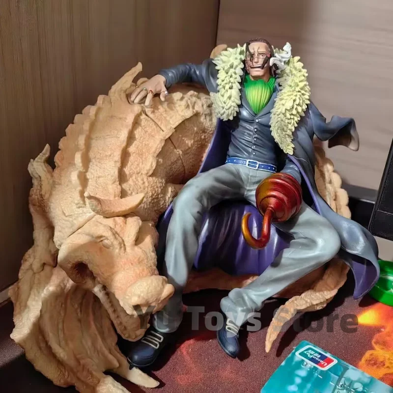 

New One Piece King Of The Desert Sir Crocodile Figure Action Figurine Pvc Statue Model Room Desk Ornament Kids Toys Xmas Gift