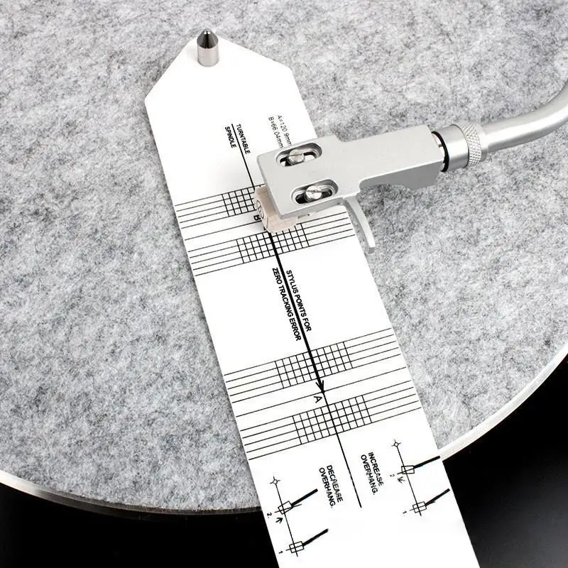 

Vinyl Turntable Angle Calibration Tool for Exact Stylus Alignment Enhancing Audio Quality