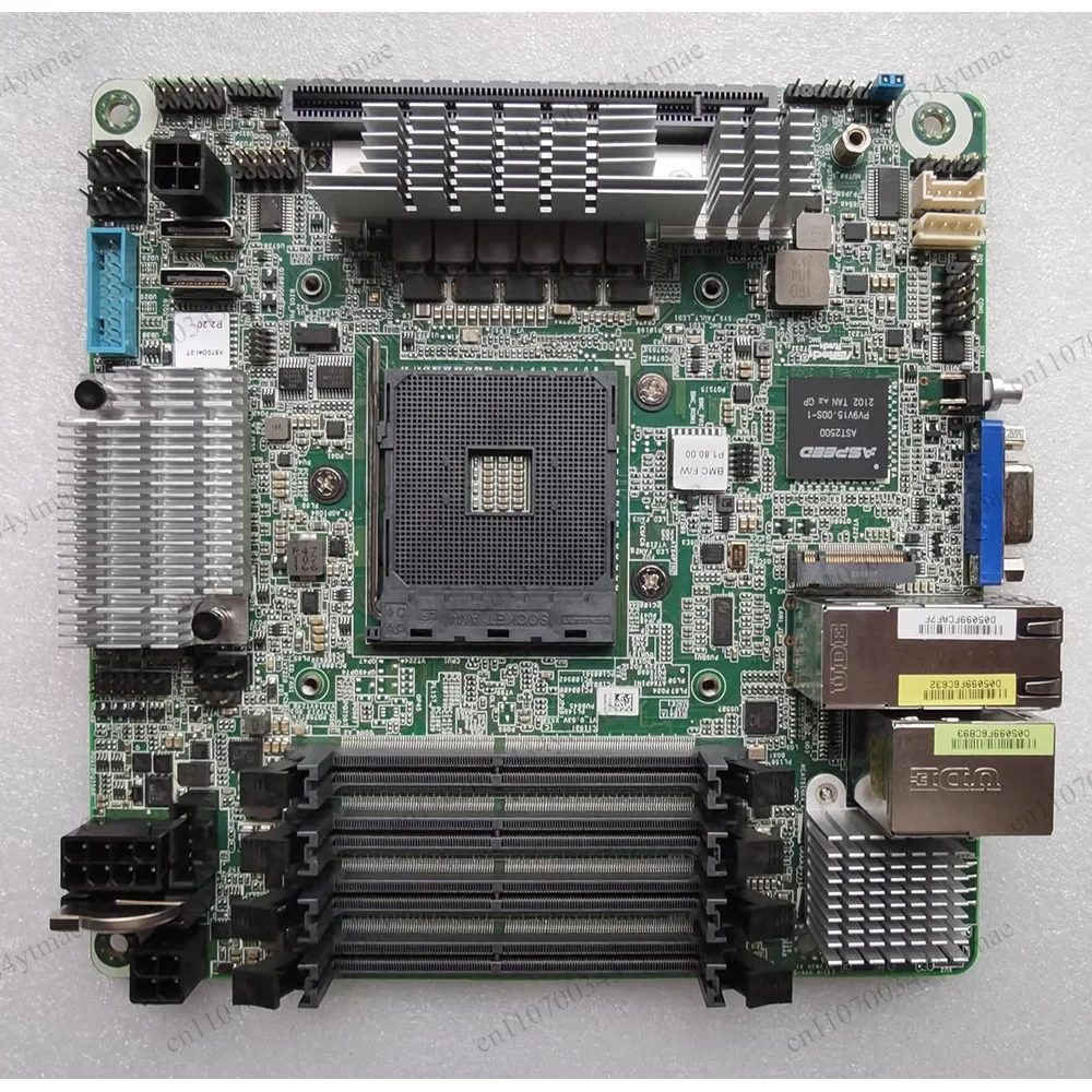 X570D4I-2T Server Workstation Motherboard 4 Slots SO-DIMM Mini ITX Mainboard For Industrial PC Storage Host
