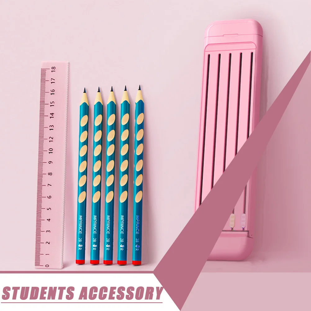 

1Set Stationery Box Kit Portable Versatile Plastic Organizer Convenient Pencil Case for Students Multi-Function Stationery Box