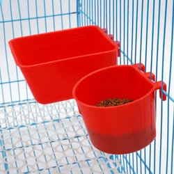 Bird Feeder Water Bird Cage Parrot Plastic Dringking Bowls Water Drinker for Pigeon Quail Chicken Duck Feeder Bowls 1/2/3/4/5Pcs