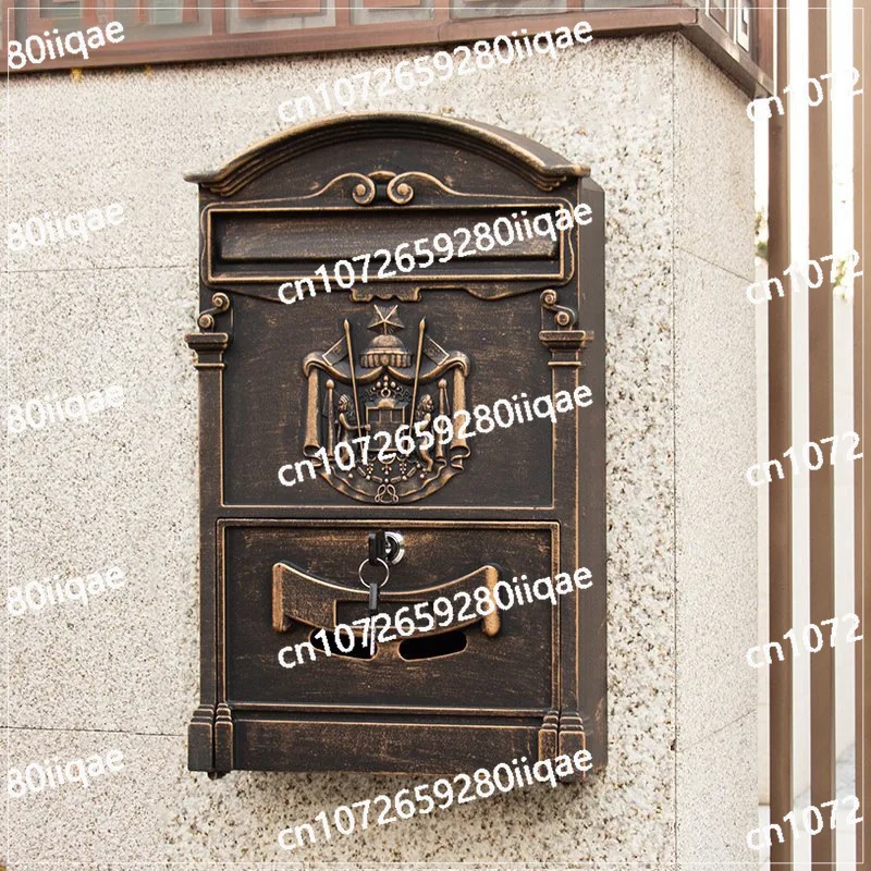 

Villa outdoor door mailbox suggestion box creative box mailbox