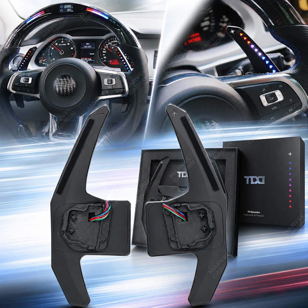 OHC LED shift paddles For Volkswagen VW POLO GTI MK7 Golf8 Golf8 ABS paddle shifter