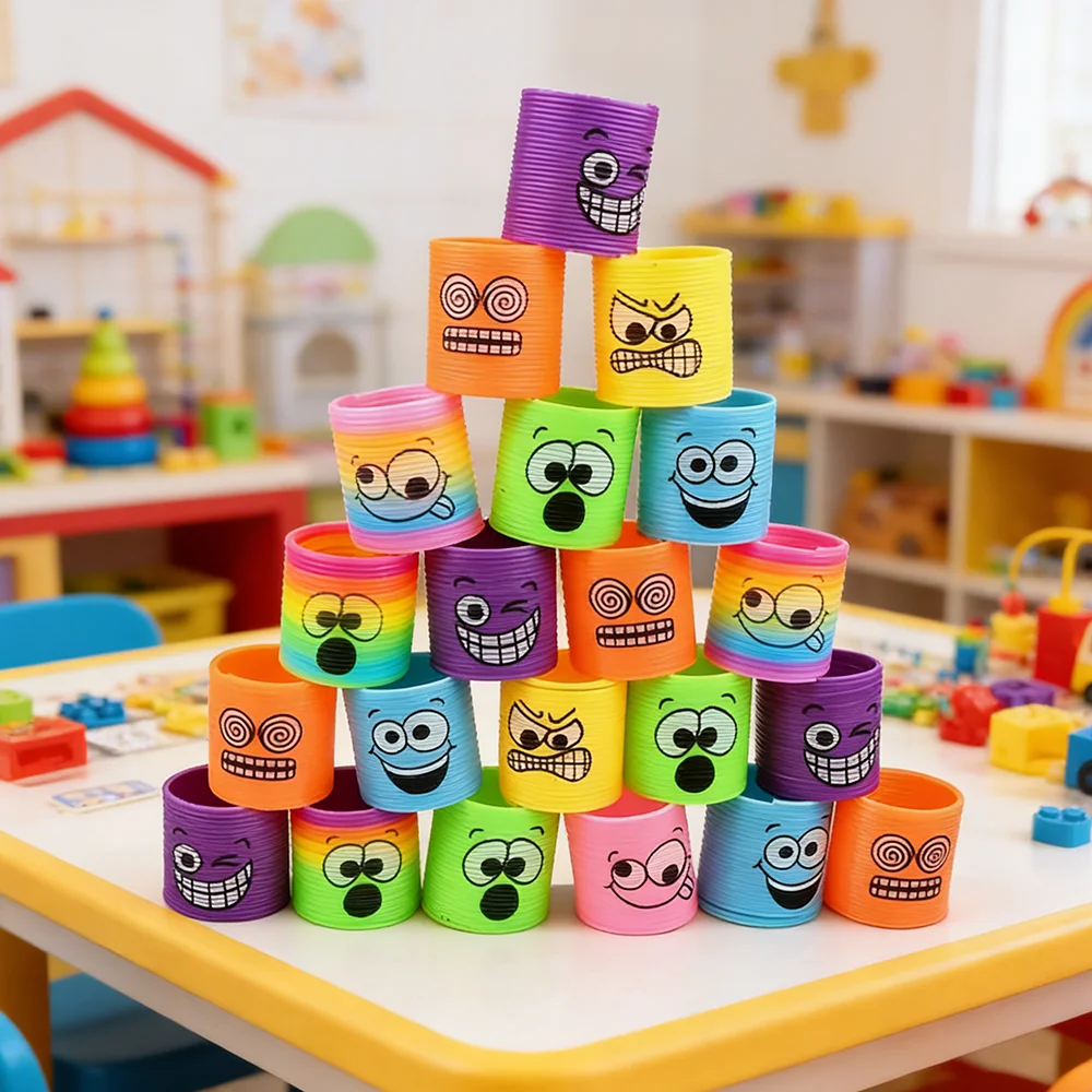 Anillos Elásticos Mágicos de Arcoíris, 12/24 Piezas, Mini Juguetes Coloridos para Niños, Recuerdos de Fiesta, Pequeños Regalos, Rellenos para Bolsas de Regalos