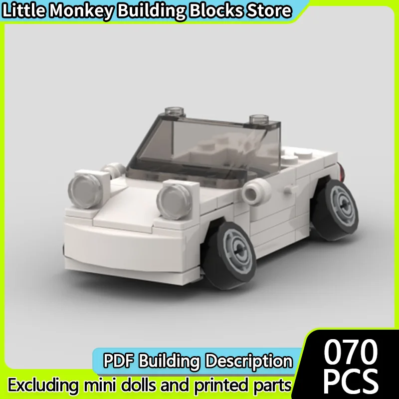 

Speed Racing Car Model MOC Building Bricks MX5 Top Tier Sports Car Modular Technology Children Holiday Gifts Assemble Toys Suit