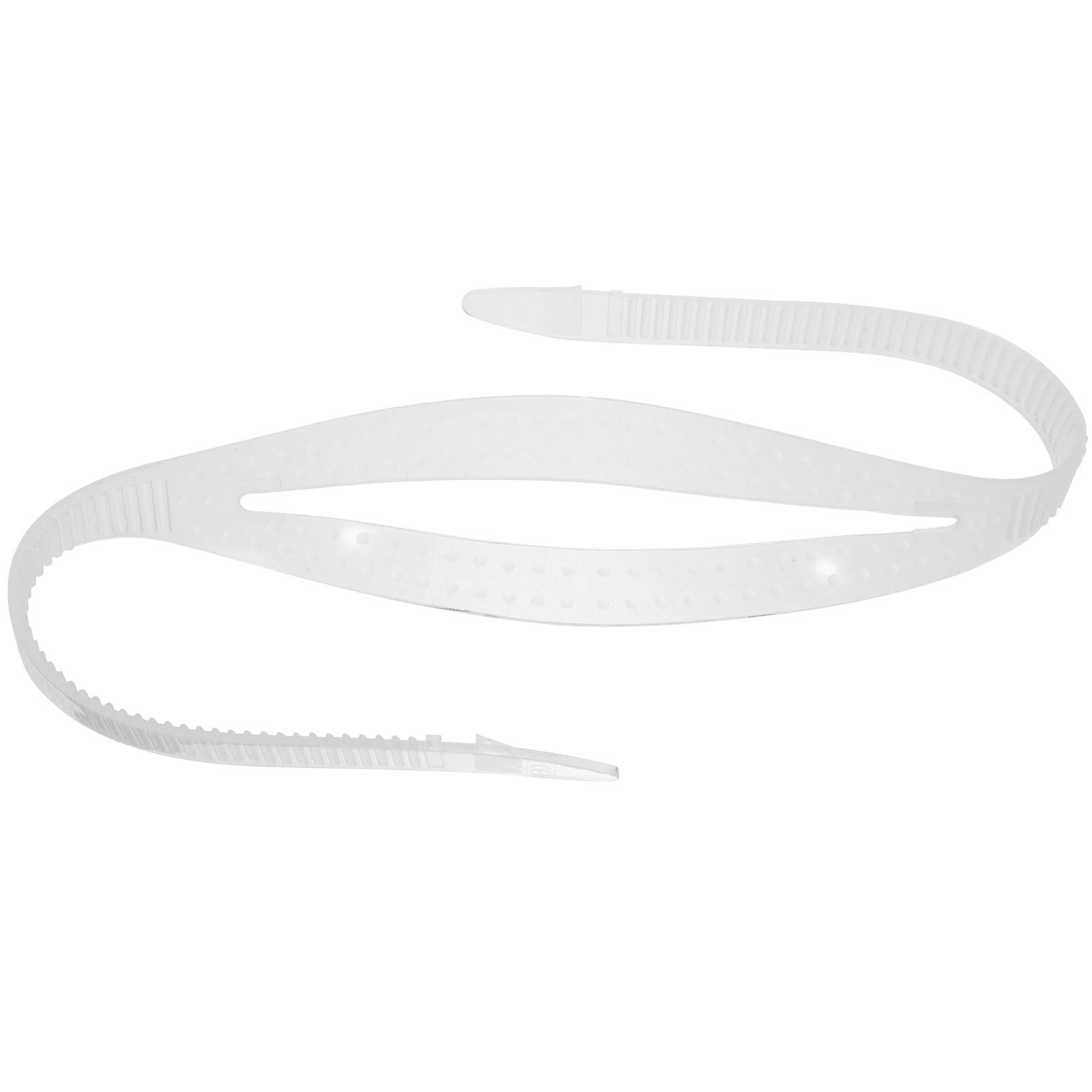 

Strap Universal Elastic Silicone Goggle Band for Kids Adults S Size Transparent Bungee Cord Swimming Glasses