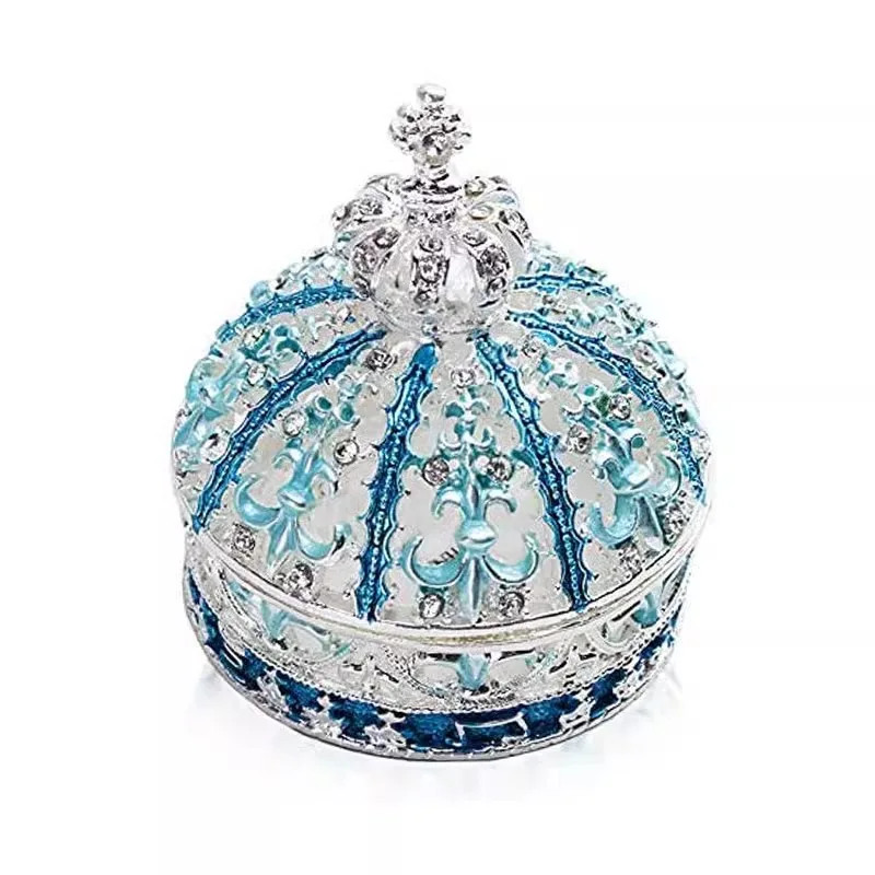 Proposal Crown Jewelry Box European Creative Jewelry Storage Wedding Ring Box Necklace Earring Gift Box