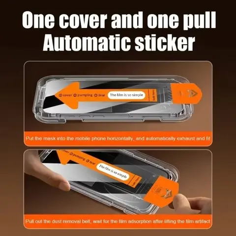 NNBILI 3 pezzi rivestimento oleorepellente senza polvere facile installazione protezione schermo per iPhone 14 11 13 12 15 16 17 Pro Max 17Air Glass