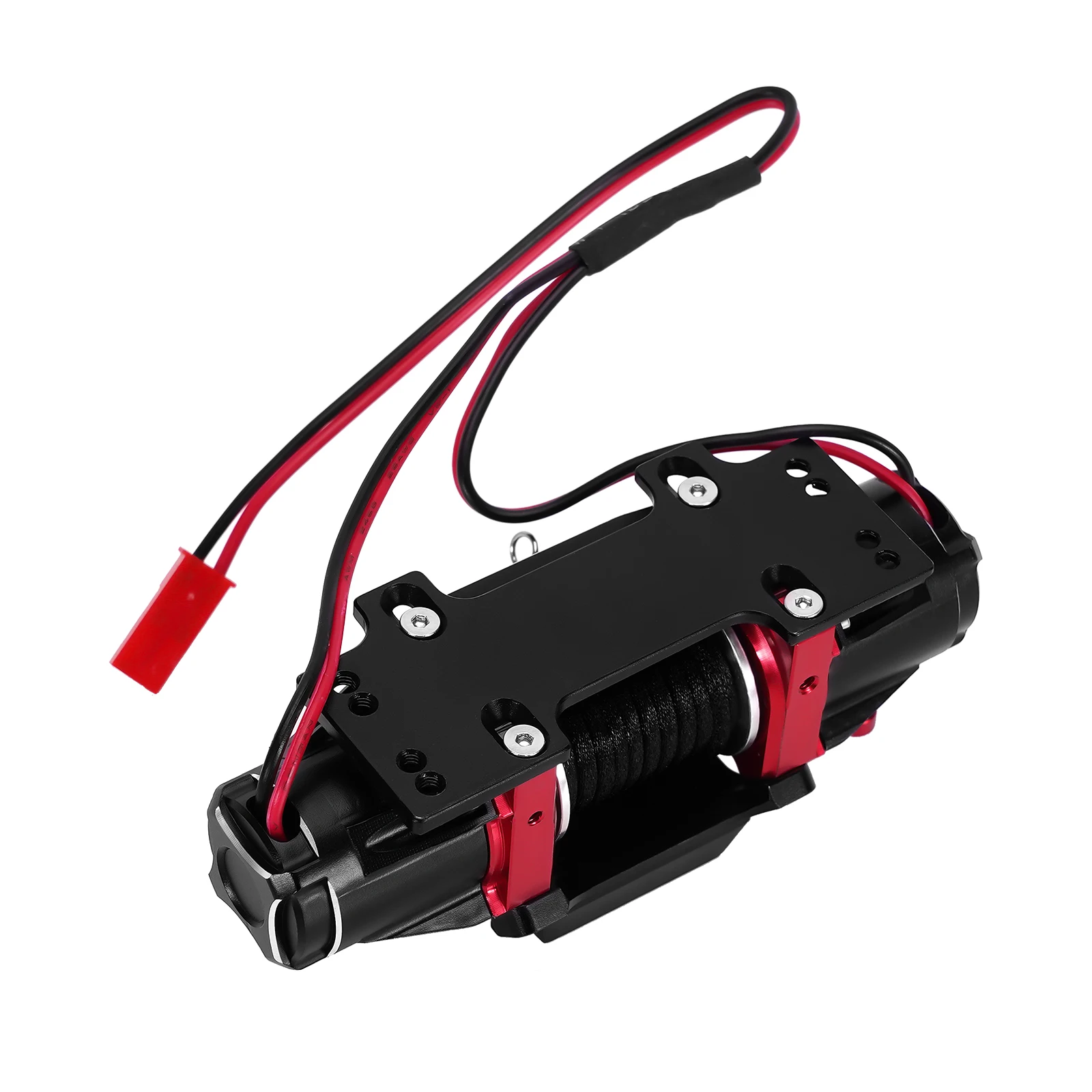 INJORA Dual Motor Metal Simulated Winch for 1/10 Scale RC Crawler