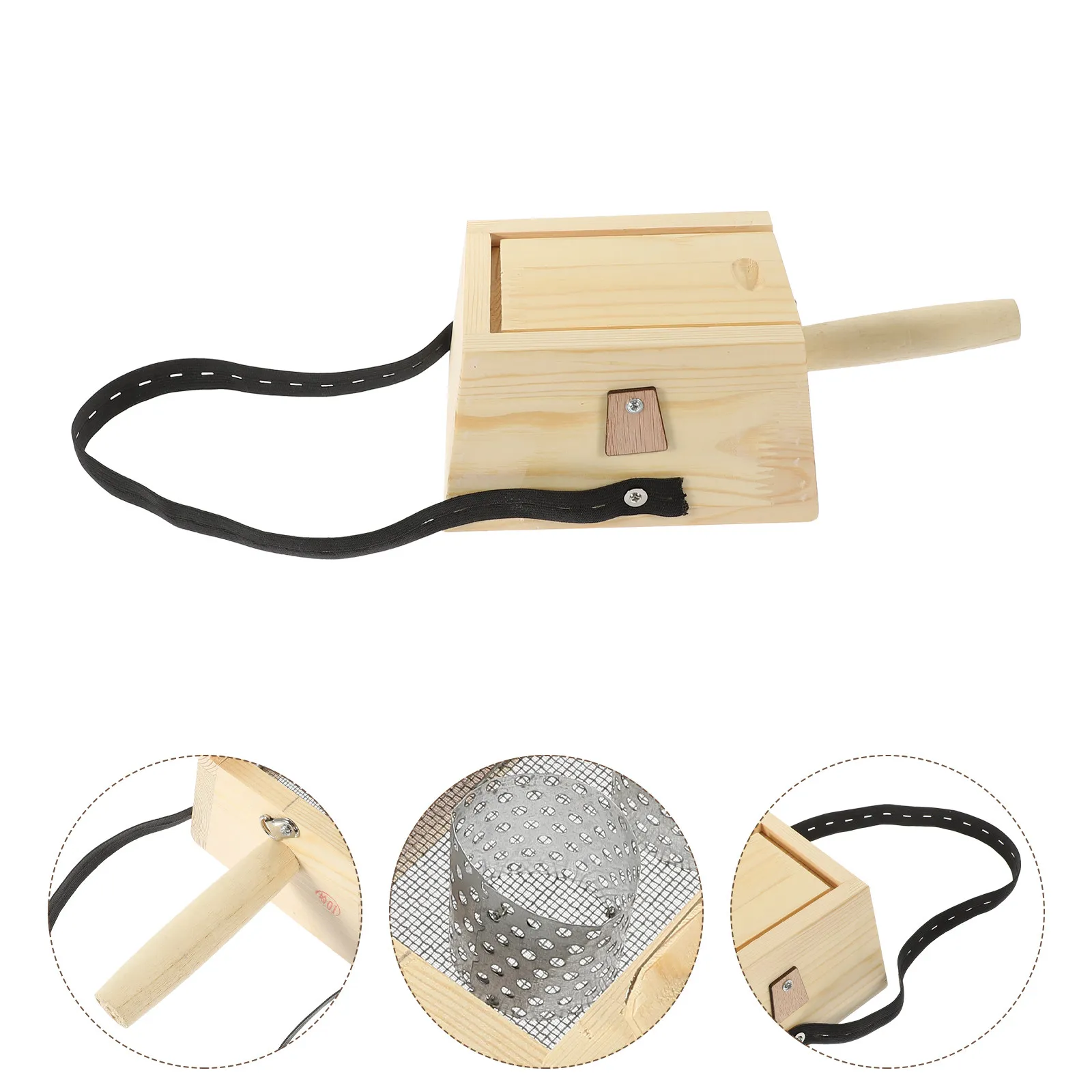 1Set Moxa Box Moxibustion Wooden Box Moxa Therapy Massage Tool Moxibustion Massager Holder Fine Polished Surface for Safe