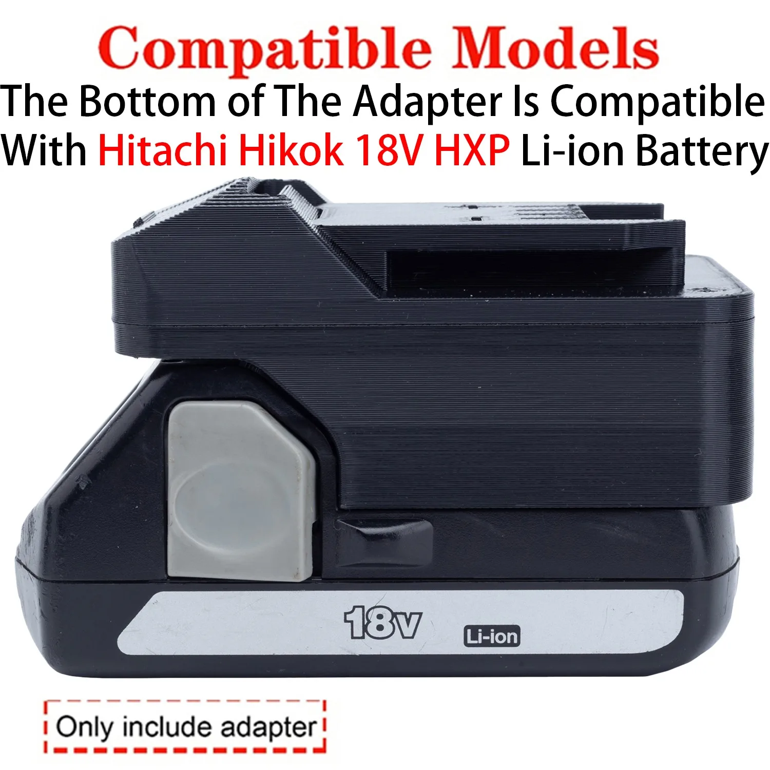 Battery Adapter For Lidl Parkside X20V Li-ion Tool To Hitachi HIKOKI 18V Li-ion Battery Adater Converter Power Tool Accessory