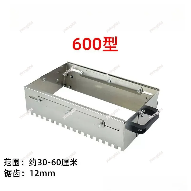 Stainless Steel Tiling Grout Scraper Retractable Tile Mortar Plastering Tool for Brickwork