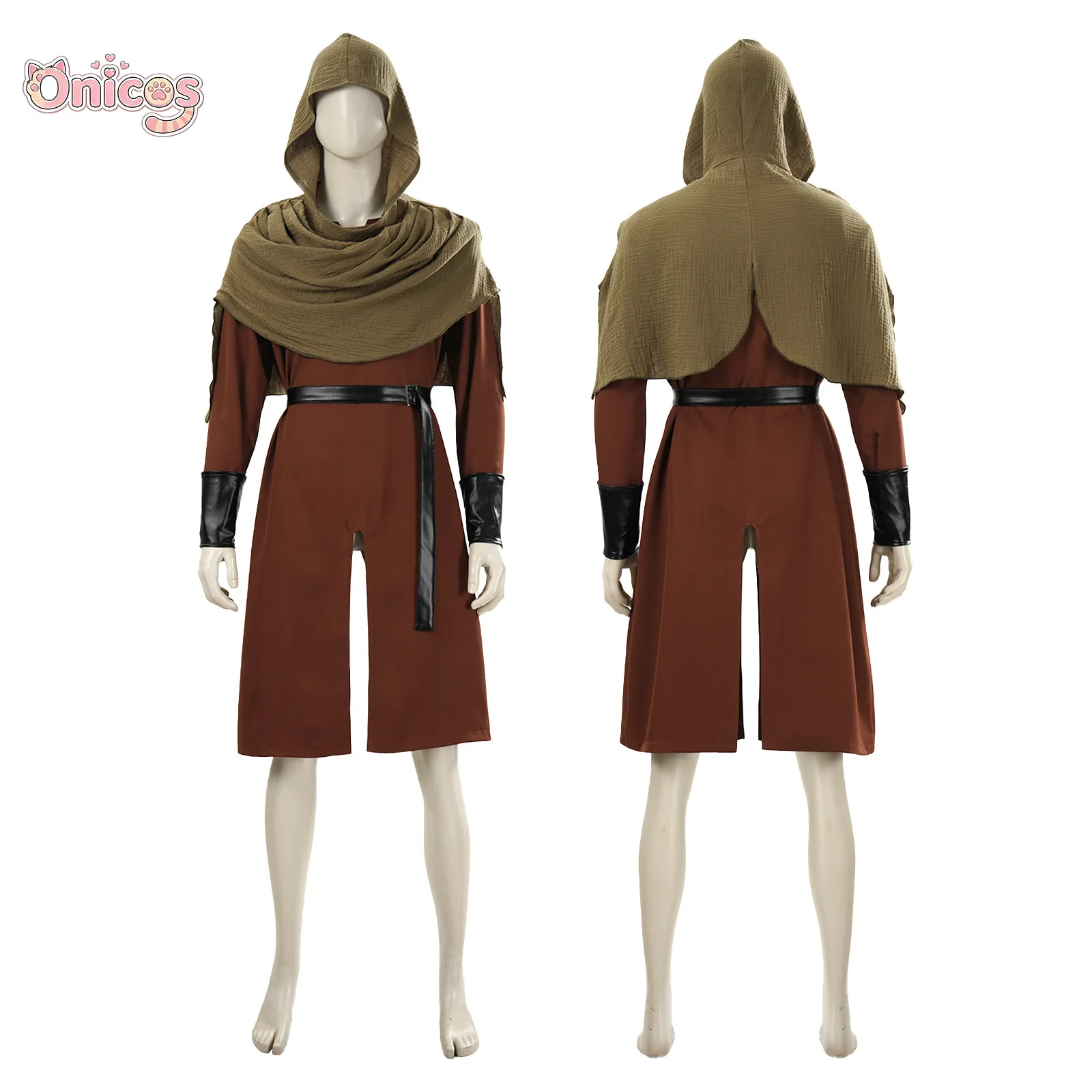 Renaissance Pirate Knight Medieval Cloak Robe Full Set Stage Performance Cosplay Costume Full Set Hot Sale Halloween Onicos view 5