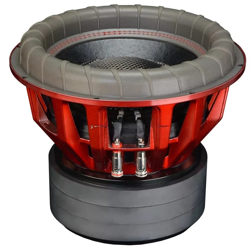 

2000W RMS 12 Inch Car Subwoofers Heavy Duty Carbon Fiber 4 Inch Dual Coil Underseat Car Speaker for Car Audio System 12100-027