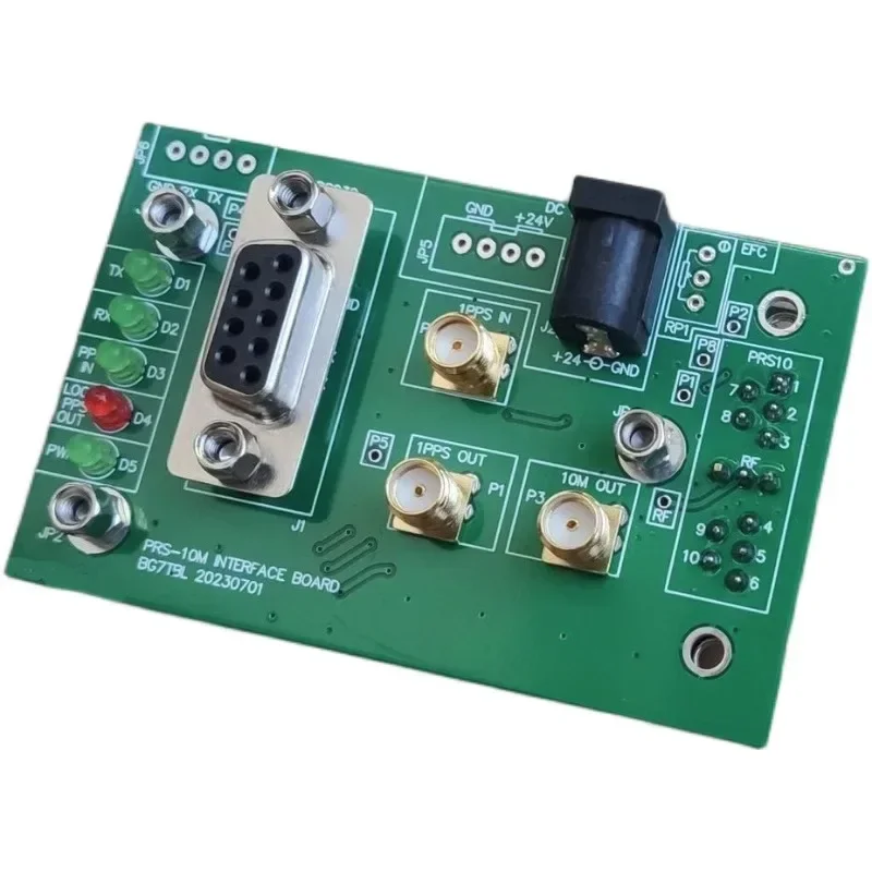 PRS-10M Rubidium Clock Interface Board PCBA SMA Connector 1PPS Input and Output