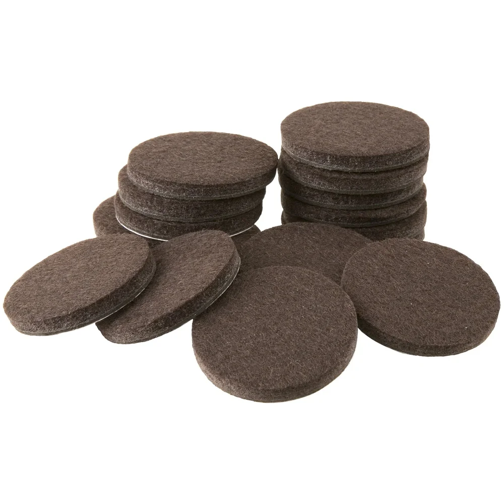 16 Pack Self Stick Felt Furniture Pads Hardwood Tile Laminate Vinyl Floor Protection Easy Install Heavy Duty Indoor Use