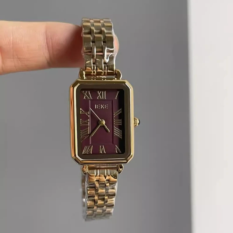2025 waterproof quartz watch birthday gift light luxury retro classic trend women's watch elegant and simple
