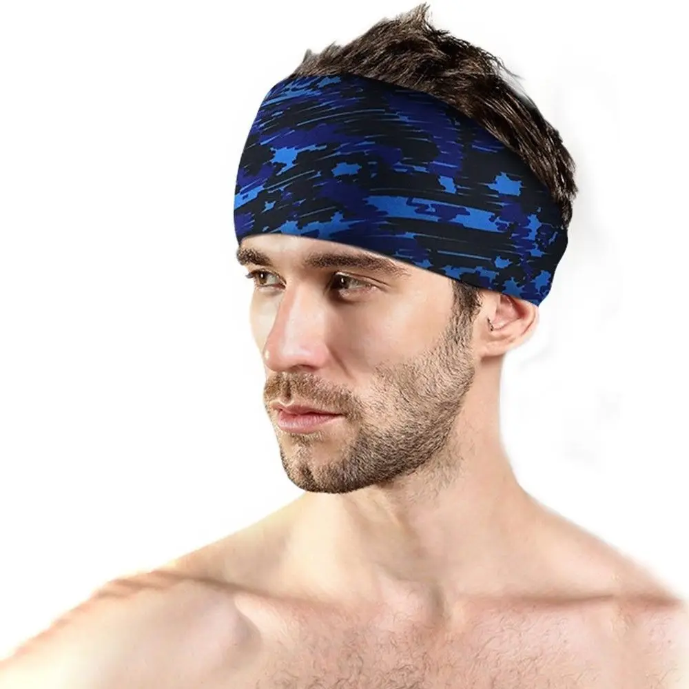 

Unisex Gym Yoga Sweat Headband Stretch Sport Hair Bands Sweatband