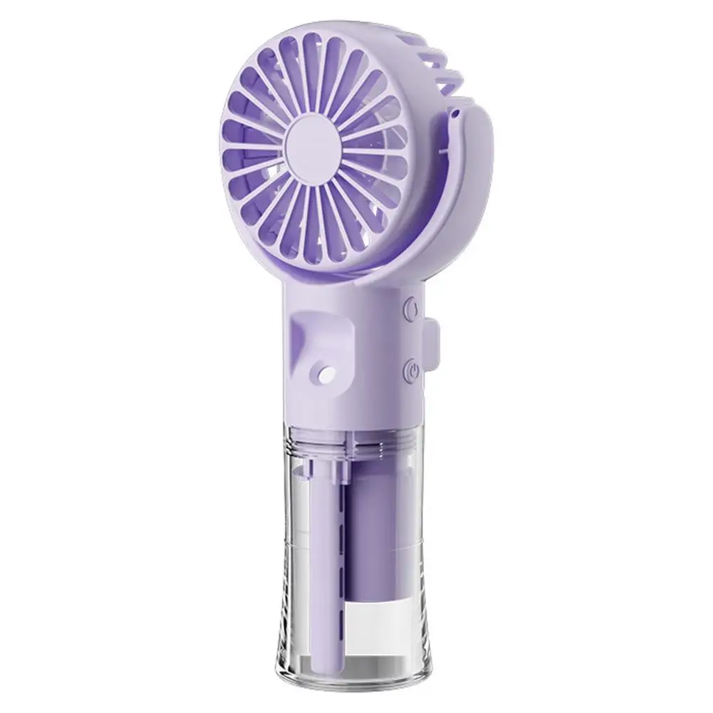 Mini Spray Fan Handheld Spray Water Fan For Hot Weather Lightweight Long Working Time Refreshing Mist 2000mAh Battery