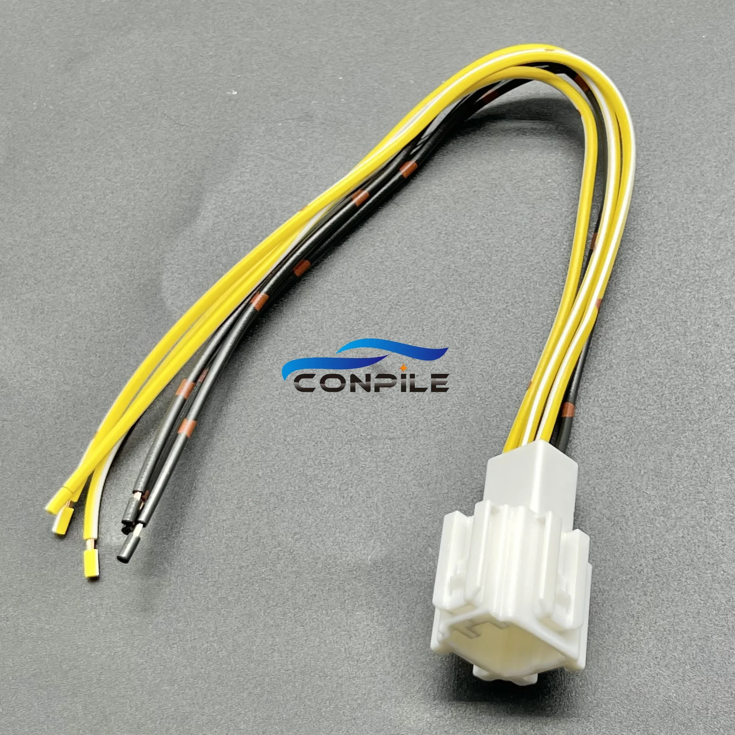 for Honda 10th Civic welcome pedal male female plug connector terminal extension cable wire line 2X3 6PIN  housing