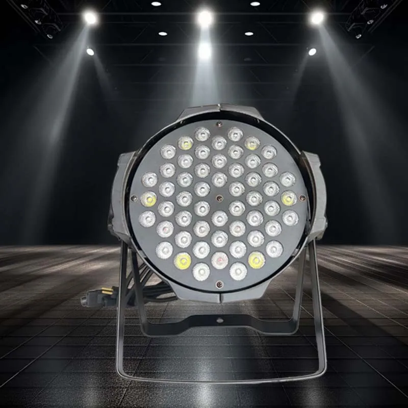 

54 красочных номинальных фонарей мощностью 3 Вт, высококачественный и эффективный интеллектуальный бар с рассеиванием тепла, свадебная прямая трансляция, профессиональная площадка